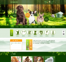 宠物狗粮生产网站织梦模板(带手机端)