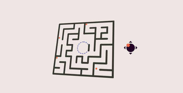 简单的小球迷宫js小游戏代码