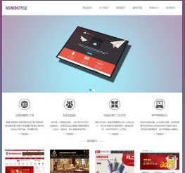 大气极简网络公司dedecms模板