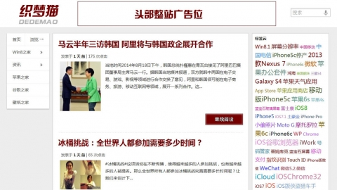 棕色简洁博客类织梦模板