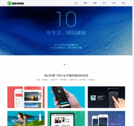 网络公司-设计公司-科技公司织梦模板(自适应)