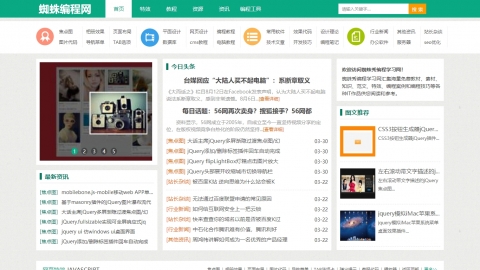编程技术-网页特效-IT教程-网页模板织梦模板(带手机版)