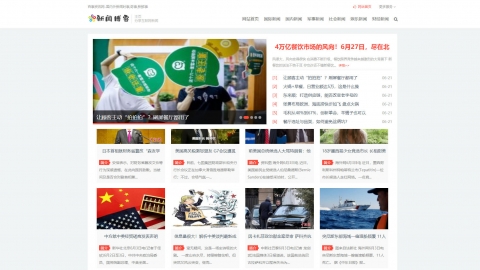 简约个人博客、新闻博客类网站织梦模板(自适应手机端)