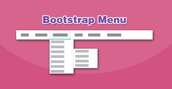 Bootstrap简洁多级网站顶部导航菜单插件