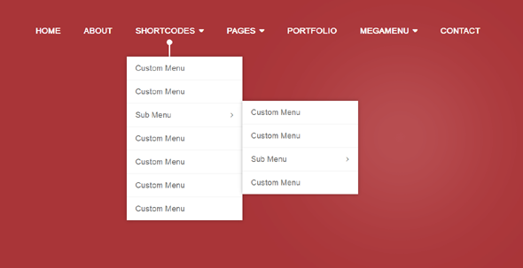 基于Bootstrap简洁js和CSS3多级导航菜单插件