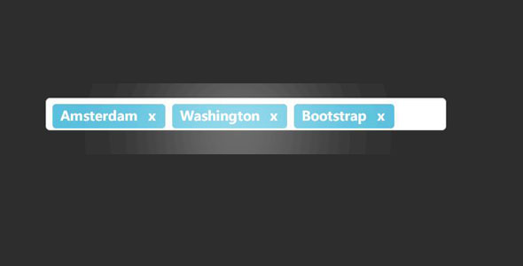 Bootstrap输入框回车生成标签带删除插件