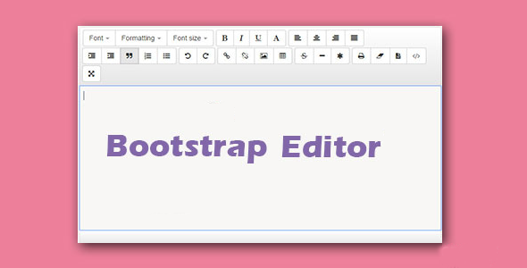 Bootstrap风格富文本编辑器jQuery插件