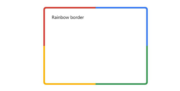 CSS3旋转流动的彩色边框特效