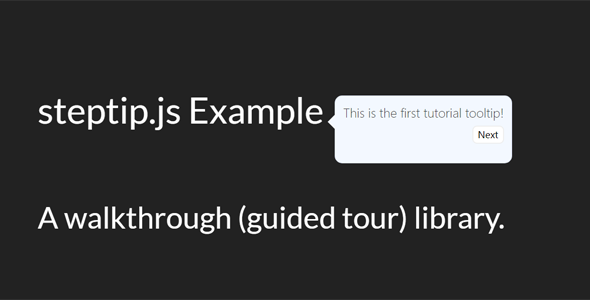 steptip.js网页步骤引导插件
