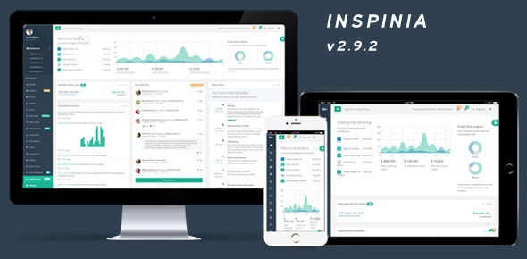 INSPINIA管理后台框架最新版本v2.9.2