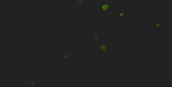 纯css3树叶飘落动画特效
