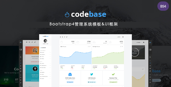 出色的Bootstrap后台系统模板UI后台Html5