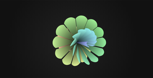 纯CSS3花朵动画特效