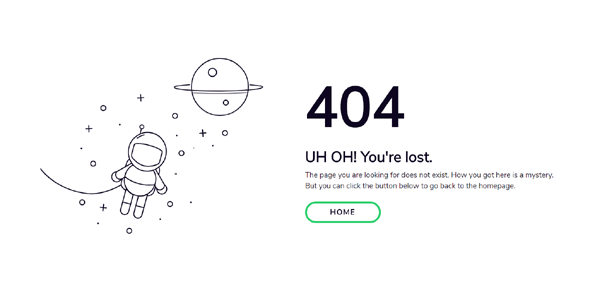 gsap.js创意404页面