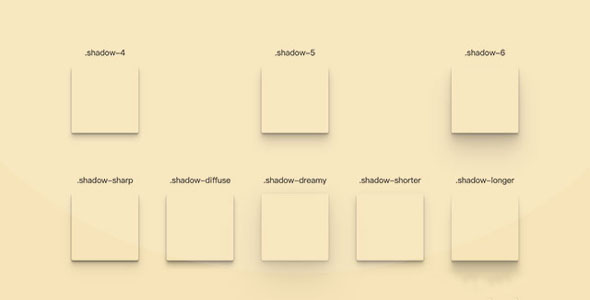 css3阴影效果插件shadow.css