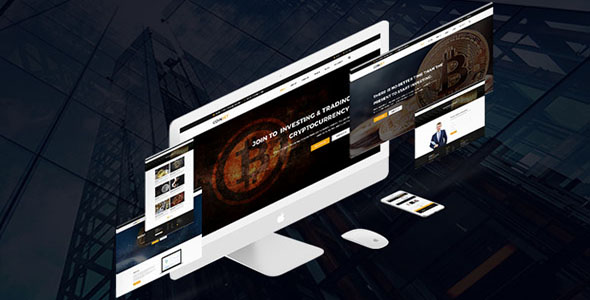 Bootstrap比特币挖矿业务HTML模板