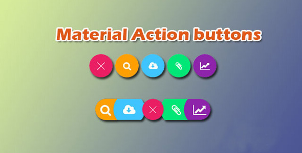 CSS3可展开按钮菜单材料设计Material Design