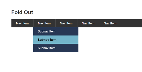 css Nav网站导航菜单代码