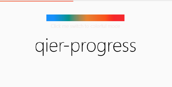 网页顶部加载进度条插件qProgress.js