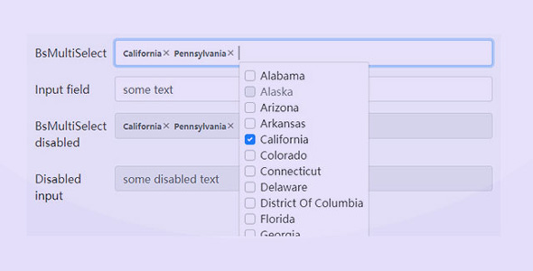 Bootstrap多选下拉框插件BsMultiSelect.js