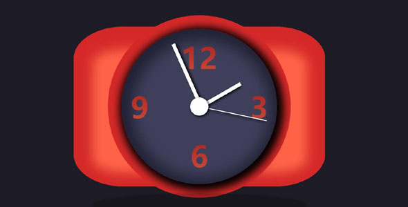 JS+CSS3动态时钟样式特效