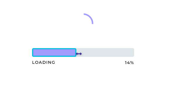 loading加载拖拽进度动画