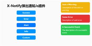 X-Notify弹出通知Js插件