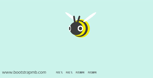 gsap+zdog控制蜜蜂飞舞动画