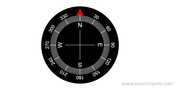 H5指北针JavaScript代码
