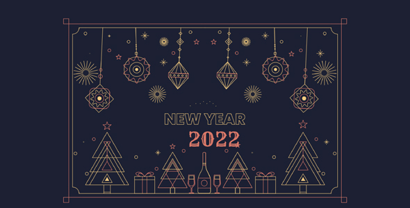 2022新年快乐网页动画