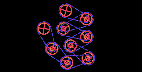 JavaScript canvas滚轴旋转动画