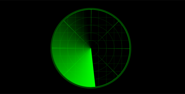 div css3雷达扫描动画特效